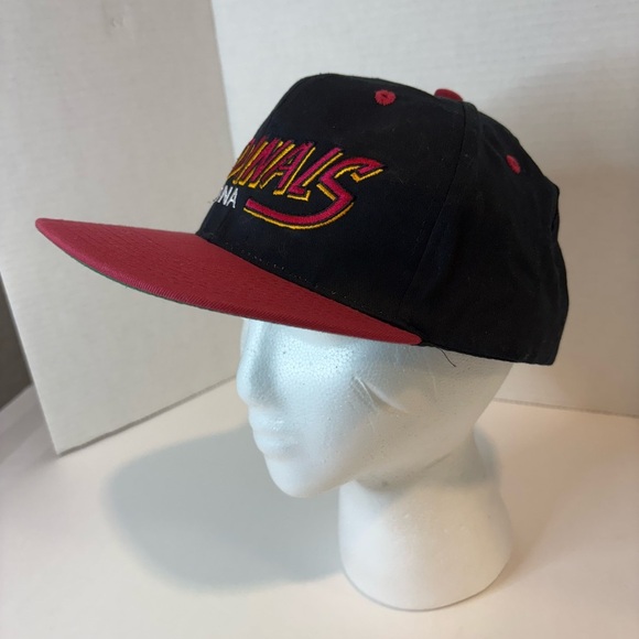 Y2K Arizona Cardinals NFL Team Apparel Embroidered Logo Adjustable Snapback Hat - Picture 7 of 8